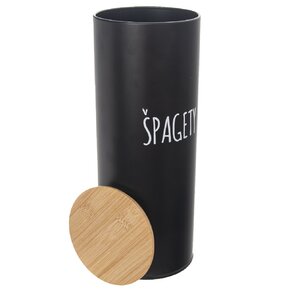 Dóza Špagety BLACK pr. 11 cm 