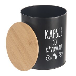 Dóza pr. 16 cm Kapsle BLACK