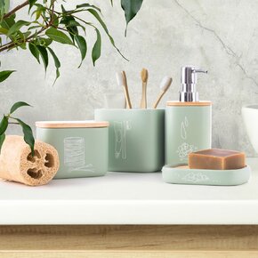 Dóza na vatové tyčinky a tamponky GREENISH