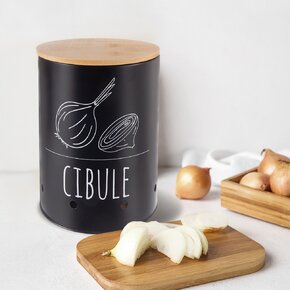 Dóza pr. 13 cm Cibule BLACK 