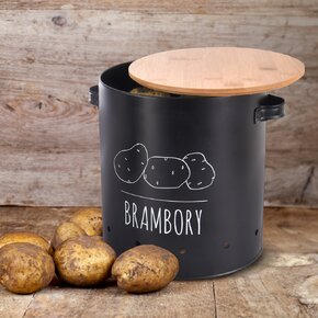 Dóza pr. 22,5 cm Brambory BLACK