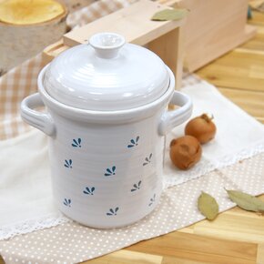 Nakládací hrnec na zeleninu MODROBÍLÁ 2,8 l