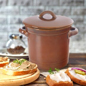 Sádlák s víkem 1,1 l