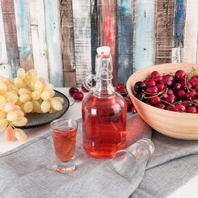 Demižon s klip uzávěrem 0,5 l