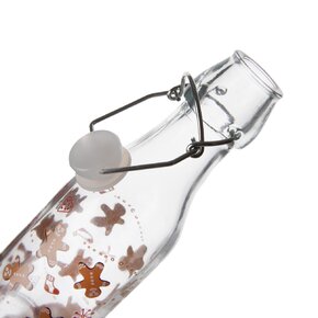 Láhev s klip uzávěrem PERNÍČEK 0,52 l 