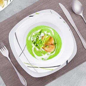 Hluboký talíř Green 21x21 cm