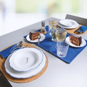 Mělký talíř Blue line pr. 26,5 cm