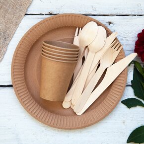 Mělký talíř NATURE pr. 22,5 cm 10 ks