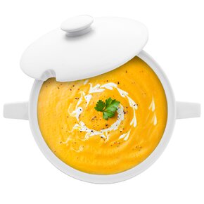 Polévková mísa MONA s poklicí pr. 21 cm