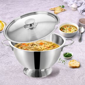 Polévková mísa s poklicí pr. 26 cm