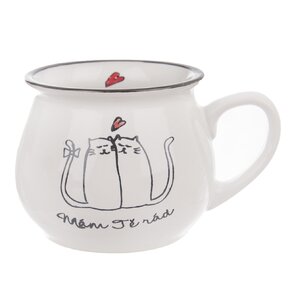 Hrnek kočky Mám tě rád 0,32 l 