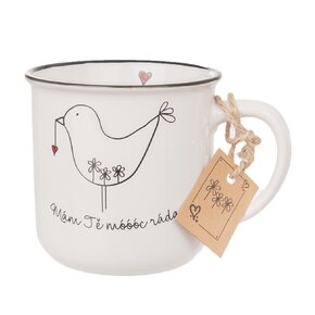 Hrnek ptáček Mám tě ráda 0,37 l 