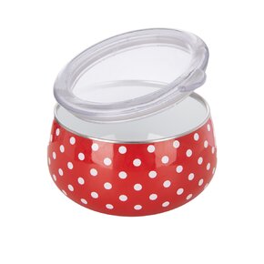 Miska TEČKA Lem s víčkem pr. 13 cm