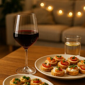 Sklenice na víno Sandra 0,25 l 6 ks