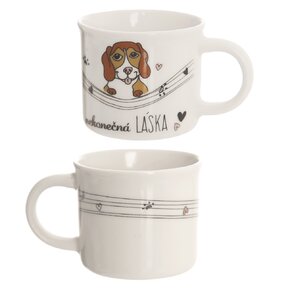 Hrnek NEKONEČNÁ LÁSKA pes 0,1 l