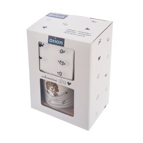 Hrnek s ponožkami NEKONEČNÁ LÁSKA 0,35 l pes