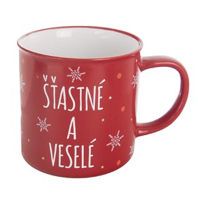 Hrnek VLOČKA Šťastné a veselé 0,51 l