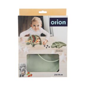 Dělený dětský talíř slon 23x18 cm