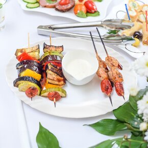 Servírovací talíř LUNA vlnky 35x24 cm