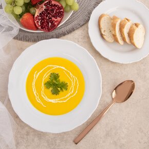 Hluboký talíř MONA lem pr. 23 cm