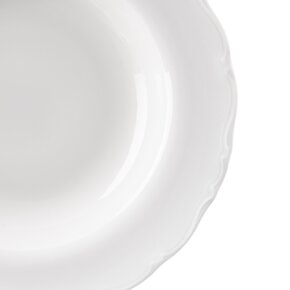 Hluboký talíř MONA lem pr. 23 cm