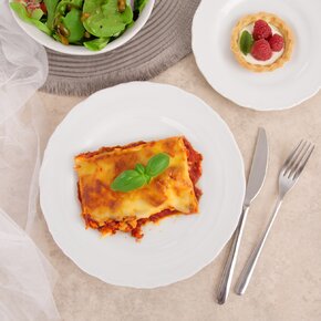 Mělký talíř MONA lem pr. 24,5 cm