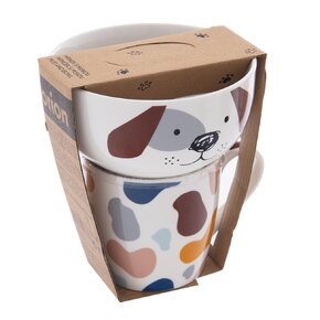 Hrnek s miskou pes 0,35 l