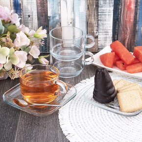 Hrnek s podšálkem Cozy 0,27 l 6 ks