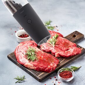 Akumulátorový mlýnek na koření s LED osvětlením  