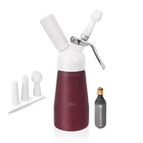 Šlehačková láhev 0,4 l DELA+bombičky 