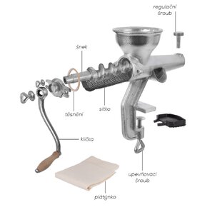 Odšťavňovač s plátýnkem LITINA