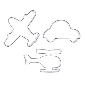 Vykrajovačka země-vzduch sada 3 ks