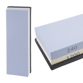 Brusný kámen s podložkou a úchytem na nože