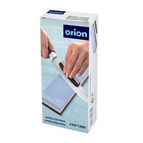 Brusný kámen s podložkou a úchytem na nože