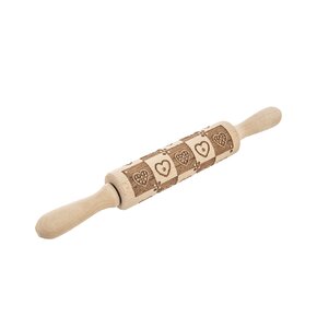 Váleček na těsto SRDCE 16 cm