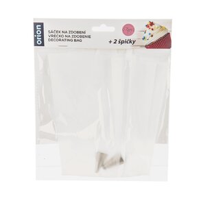 Cukrářský sáček 30 cm s 2 špičkami, sada