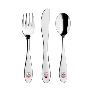 Jídelní dětský příbor SOVA 3 díly