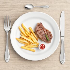 Jídelní příbory Satin 24 dílů