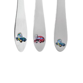Jídelní dětský příbor AUTO 3 díly