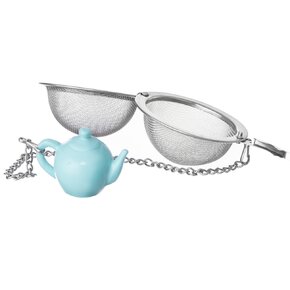 Čajítko závěsné pr. 5,4 cm s těžítkem konvička