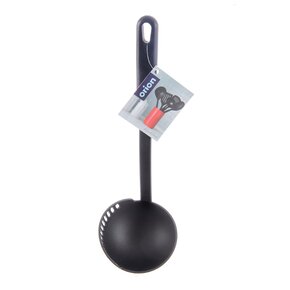 Naběračka s cedníkem BLACKLINE 30,5 cm, pr. 9 cm