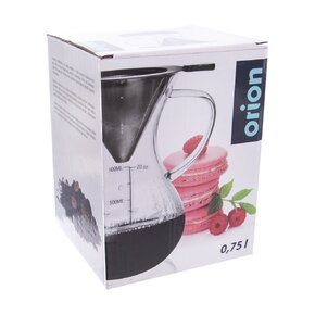 Konvice z varného skla s odměrkou 0,75 l