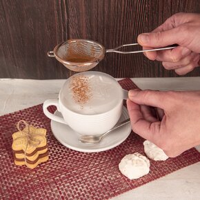 Zdobicí šablony na kávu Vánoce set 6 ks