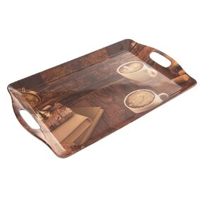 Servírovací tác káva 37x22,7 cm