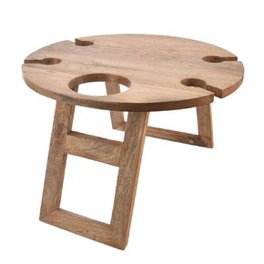 Piknikový tác-stolek MANGO pr. 39,5 cm, v. 24,5 cm