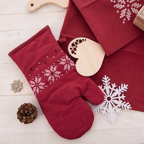 Kuchyňská chňapka s magnetem Vánoční svetr