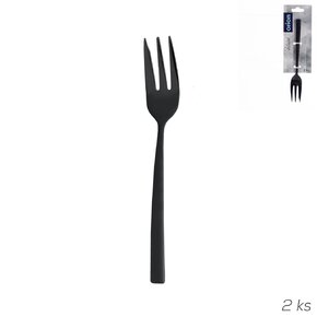 Dezertní vidlička BLACK 2 ks