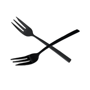 Dezertní vidlička BLACK 2 ks