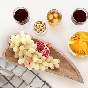 Servírovací tác MANGO srdce 38x15,5 cm