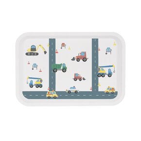 Servírovací dětský tác AUTA 30,5x21 cm